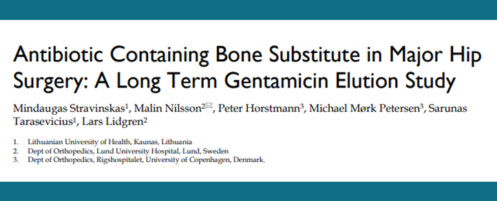 Sustitutivo óseo con antibiótico en cirugía mayor de cadera: Un estudio de elución de gentamicina a largo plazo https://biotechpromed.com/sustitutivo-oseo-con-antibiotico-en-cirugia-mayor-de-cadera-un-estudio-de-elucion-de-gentamicina-a-largo-plazo/